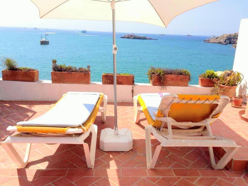 Mirador De La Virgen Atico Con Terraza Y Estudio Sin Terraza Apartman Ibiza Kültér fotó